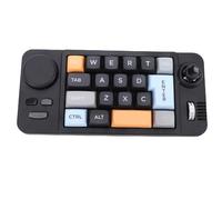 Fockety Teclado Mecánico Macro con una Mano, Teclado Mecánico para Juegos con Cable Retroiluminado LED RGB con 19 Teclas y Perilla Programables, Tecladoo para Juegos Profesional