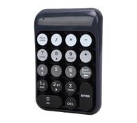 Fockety Teclado Numérico Inalámbrico, 18 Teclas Bluetooth 2,4 GHz Teclado Numérico de Contabilidad Financiera Portátil, Mecánico Colorido para PC (Black)