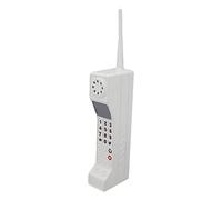 Fockety Teléfono Móvil Retro, emulación Adorno de Teléfono Celular de Ladrillo Portátil Antiguo de los Años 80 y 90, Accesorios Fotográficos de Simulación Modelo de Teléfono Celular Vintage