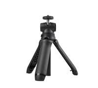 Fockety Trípode de Cámara Plegable, Mini Trípode de Cámara de Altura Ajustable Extensible de 4 Secciones, con Palo Selfie, Soporte para con Zapata Fría Giratoria de 360