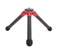 Fockety Trípode de Mesa, Trípode de Escritorio Ligero de Aleación de Aluminio de Fibra de Carbono con Placa de Montaje de Tornillo de 1/4 3/8 para Micrófono de de Teléfono con