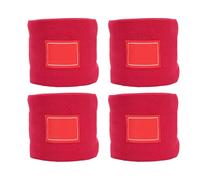 Fockety Vendajes para Patas de Caballo, 4 Unidades de poliéster Grueso, Vendajes Protectores para Patas de Caballo, Suministros para establos, Largo 118.1 Pulgadas Ancho 3.9 Pulgada (Rojo)