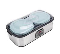 Fockety Yogurtera con control de temperatura, yogur griego para preparar billones de probióticos vivos, máquina para hacer yogur con dos recipientes de 1 cuarto de galón (EU)