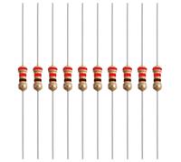 FOCMKEAS 40 resistencias fijas individuales de película de carbono de 220 ohmios, 2 W ± 5 % de tolerancia, resistencias de película de carbono, resistencia fija única para electrónica de bricolaje