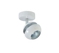 Foco 1 luz metal color blanco serie beethoven 13cm
