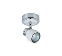 Abrila Chacho Blanco / Cromo - Foco Moderno 1Xgu10