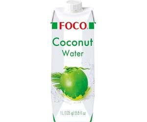 Foco Agua De Coco Foco, Bebida Exótica De Moda, Refrescante Que Calma La Sed, Bebida Deportiva, Baja En Calorías, 100 % Vegana 1010 g