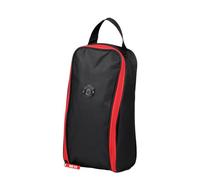 Foco Bolsa con Cremallera para Botas con Licencia Oficial del Manchester United FC, Color Negro sobre Rojo y Negro