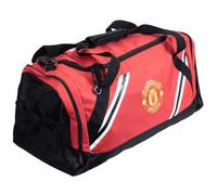 FOCO Bolsa de Deporte con Licencia Oficial del Manchester United FC Core Stripe, Manchester United FC, Bolsa de Transporte