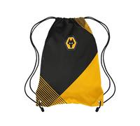 FOCO Bolsa de gimnasio con cordón con licencia oficial, Wolverhampton Wanderers, M, Casual