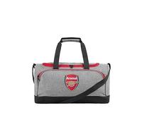 FOCO Bolsa de lona de fútbol gris con licencia oficial del Arsenal FC, Arsenal FC