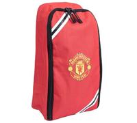 FOCO Bolsa para Botas de fútbol con Licencia Oficial del Manchester United FC Core Stripe, Manchester United FC, Talla única, Rayas centrales