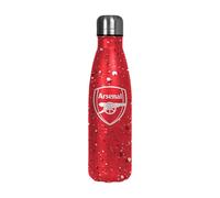 FOCO Botella de 500 ml con licencia oficial del Arsenal FC Paint Splatter Cool
