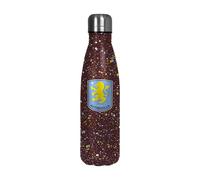 FOCO Botella de 500 ml con licencia oficial del Aston Villa FC Paint Splatter Cool