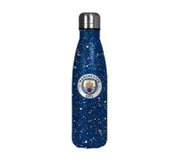 FOCO Botella de 500 ml con licencia oficial del Manchester City FC Paint Splatter Cool
