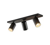 Foco 'Brinja' (Moderno) en Negro hecho de Aluminio e.o. para Pasillos (3 llamas, GU10) de Arcchio | foco empotrado, lámpara de techo, lámpara de pared