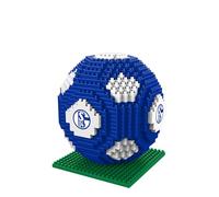 FOCO BRXLZ - Kit de construcción de pelota de fútbol en 3D, licencia oficial, FC Schalke 04, para mayores de 12 años