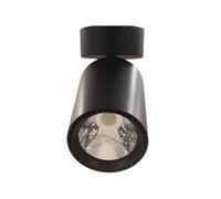 Foco carril LED 24W 6500K 30º 230V negro, iluminación direccional ideal para resaltar espacios y objetos.