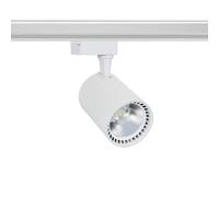 LEDKIA LIGHTING - Foco Carril LED Monofásico 40W | Iluminación Comercial | COB Superior | Fácil Instalación y Direccionable | Blanco Neutro 4000K, Policarbonato
