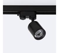 LEDKIA Foco Carril LED Trifásico 10W Regulable Mallet Negro 3000K Blanco Cá