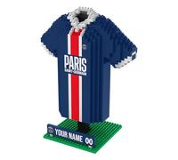 FOCO con Licencia Oficial Paris Saint-Germain FC Camiseta de Escritorio BRXLZ Personalizable para Construir con Bloques 3D
