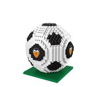 FOCO con Licencia Oficial Valencia CF Modelo de balón de fútbol BRXLZ para Construir con Bloques 3D