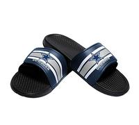 FOCO Dallas Cowboys NFL Mens Stripe Mens Legacy Sport Slide - S
