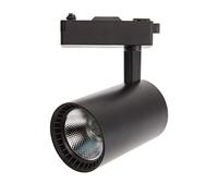 Foco de carril JANDEI LED COB 30W 2200 lm 6000K ángulo 45º carcasa cilíndrica