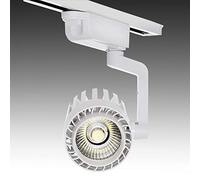 Foco de Carril LED 30W 2.210Lm 4200ºK "Faith" Monofásico 40.000H [IDI-FC-D-30-W] | Greenice