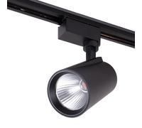 Foco de Carril LED 30W 2527Lm CRI85 2700ºK Monofásico 40.000H [HO-FC-30W-B-WW] | Greenice