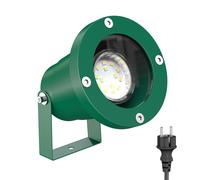 Foco de jardín DUK IP65 enchufe verde in U10 LED 206lm blanco