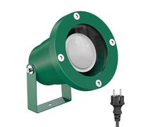 Foco de jardín DUK IP65 enchufe verde incl. GU10 LED 450lm blanco cálido [EEK: F]