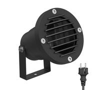 Foco de jardín DUK rejilla para exterior IP65 enchufe negro 1x GU10 máx. 15W