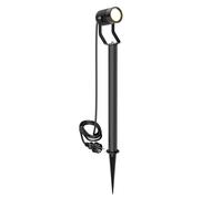 Foco de jardín SHINGA con pincho de suelo y base de 40 cm para exterior Enchufe