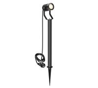 Foco de jardín SHINGA con pincho de suelo y base de 40 cm para exterior Enchufe
