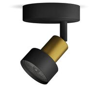 Foco de pared Conduit (5 W, 11 x 10 x 9 cm, Negro, GU10)