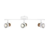 Foco de pared Cork (10,2 W, L x An x Al: 57,7 x 10 x 13,6 cm, Blanco, GU10, 3 ud.)