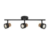 Osram Foco de pared Cork (10,2 W, L x An x Al: 57,7 x 10 x 13,6 cm, Negro, GU10, 3 ud.)