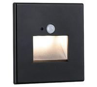 Paulmann Edge empotrados especial pared cuadrada LED 1x1,2W 230V Detector de proximidad Negro 93135
