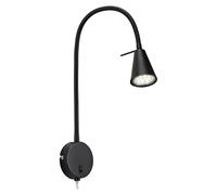 Foco de pared LED Comfort Light (Negro, 4 W)