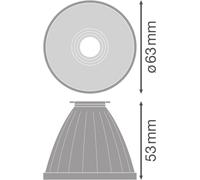 Foco de pista TRACK SP REFLECTOR D75 FL 4058075113824