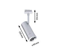 Paulmann URail Foco LED para riel ZB Spot Tarie RGBW (5,5 W, 6 x 16,05 cm, Cromo) + Garantía BAUHAUS 5 años