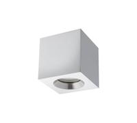 Foco de Techo Aluminio Cristal Cromo IP44 GU10 Baño L: 8,5 CM Lámpara Cocina