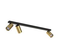 Foco De Techo De Latón Metal 70 Cm 3X GU10 Orientable Lámpara De Techo
