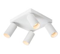 Foco de Techo Flexible Blanco 4-flammig Oficina GU10 B: 24 CM Focos Salón