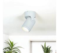 Foco de Techo Lámpara Blanco GU10 Ø 76MM H: 128 MM Pequeño Orientable Adorno