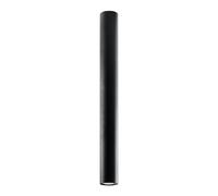 Foco De Techo Lámpara Negra 60 Cm De Alto Ø 6 Cm Cilindro Delgado GU10