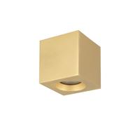 Foco de Techo Latón GU10 IP44 Metal Cristal B: 8,5 CM Dado Baño Lámpara