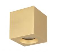 Foco de Techo Latón GU10 IP44 Metal Cristal B: 8,5 CM Dado Baño Lámpara