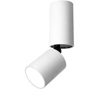 Foco de techo LED de 10 W para interiores, luz de techo retráctil y ajustable 360°, downlight de techo con iluminación COB de montaje expuesto, lámpara de pared de aluminio/lámpara de pared giratoria